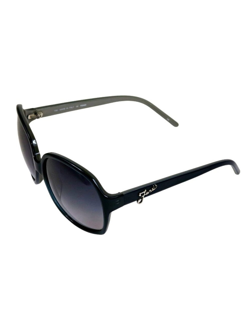 Vintage Y2K Fendi FS5136 Sunglasses, Turquoise, Made in Italy, Gradient Lenses